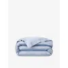 Yves Delorme Celeste Triomphe Cotton Duvet Cov In Celeste