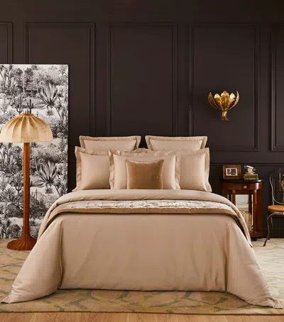 Yves Delorme Triomphe  Fitted Sheet In Gold