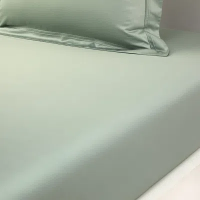 Yves Delorme Triomphe Fitted Sheet, Queen In Green