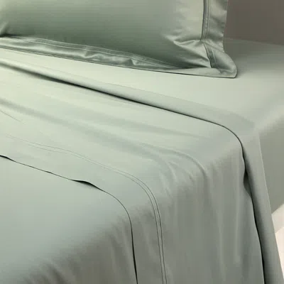 Yves Delorme Triomphe Flat Sheet, King In Green