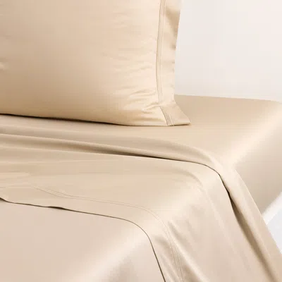 Yves Delorme Triomphe Flat Sheet, King In Brown