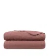 Yves Delorme Triomphe Santal King Bedcover In Red