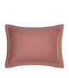 Yves Delorme Triomphe Santal Oxford Pillowcase In Pink