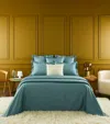Yves Delorme Triomphe Single Fitted Sheet In Green
