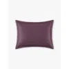 Yves Delorme Triomphe Standard Oxford Organic Cotton-sateen Pillow Case In Iris