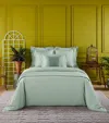 Yves Delorme Triomphe Super King Duvet Cover In Green