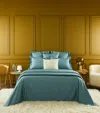 Yves Delorme Triomphe Super King Duvet Cover In Green