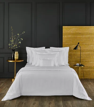 Yves Delorme Triomphe Duvet Cover In White