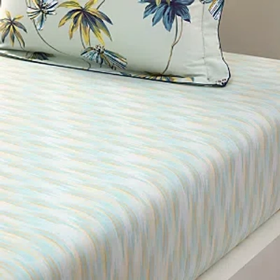 Yves Delorme Tropical Fitted Sheet, Queen In Blue