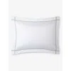 Yves Delorme Veronese Athena Organic-cotton Oxford Pillowcase 50cm X 90cm In Veronese