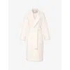 Yves Delorme Womens Nacre Etoile Shawl-lapel Cotton-blend Robe In Nacre