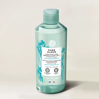Yves Rocher 2 In 1 Makeup Removing Micellar Water - Pure Algue In White