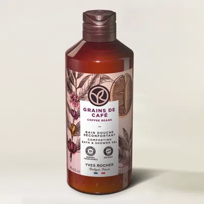 Yves Rocher Coffee Beans Comforting Bath & Shower Gel - 400 ml In White