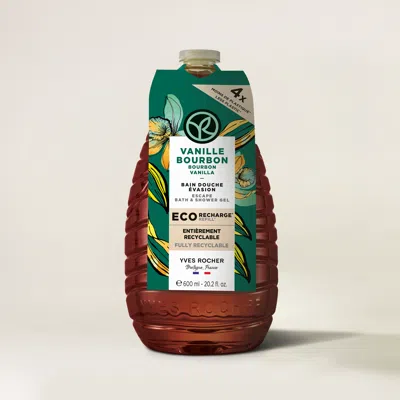 Yves Rocher Eco-refill Bourbon Vanilla Bath & Shower Gel In White