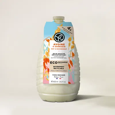 Yves Rocher Eco-refill Oat & Buckwheat Bath & Shower Gel In White