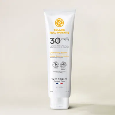 Yves Rocher Face And Body - Mineral Sunscreen Lotion Spf 30 In White