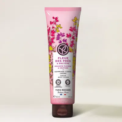 Yves Rocher Meadow Flower & Heather Body Scrub In White