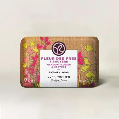 Yves Rocher Meadow Flower & Heather Soap In White