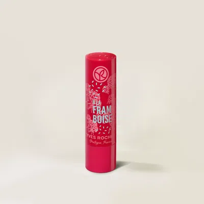 Yves Rocher Nourishing Raspberry Lip Balm In White