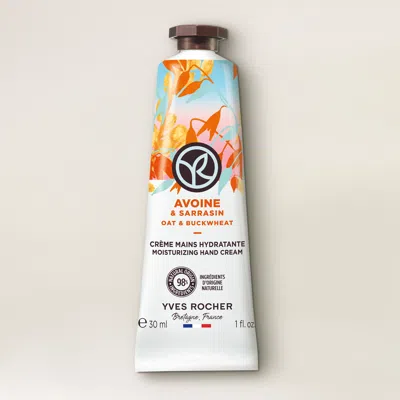 Yves Rocher Oat & Buckwheat Moisturizing Hand Cream In White