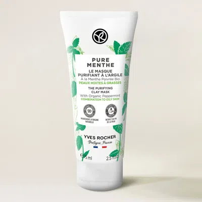 Yves Rocher Purifying Clay Mask - Pure Menthe In White