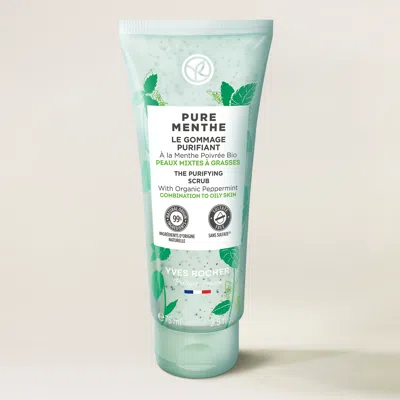 Yves Rocher Purifying Scrub - Pure Menthe In White