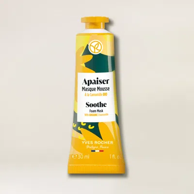 Yves Rocher Soothing Foam Mask With Organic Chamomile In White