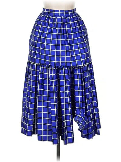 Pre-owned Yves Saint Laurent Rive Gauche Casual Skirt In Blue
