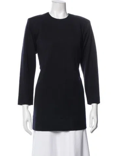 Pre-owned Yves Saint Laurent Rive Gauche Vintage 1980's Top In Black