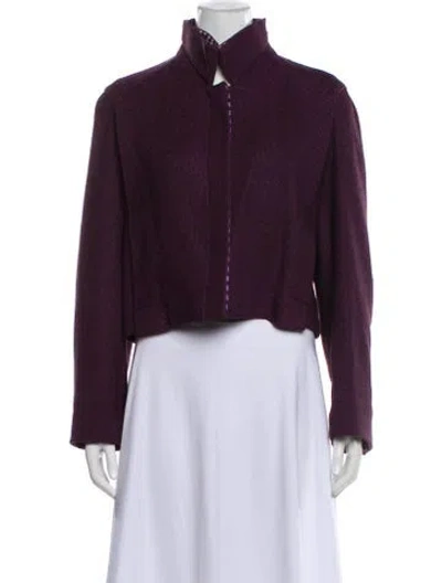Pre-owned Yves Saint Laurent Rive Gauche Vintage 2000's Evening Jacket In Purple