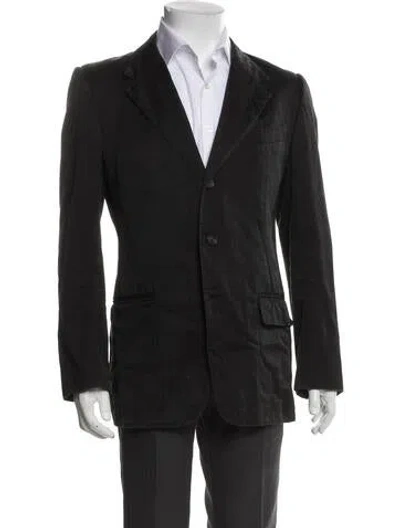 Pre-owned Yves Saint Laurent Rive Gauche Vintage 2000's Jacket In Black