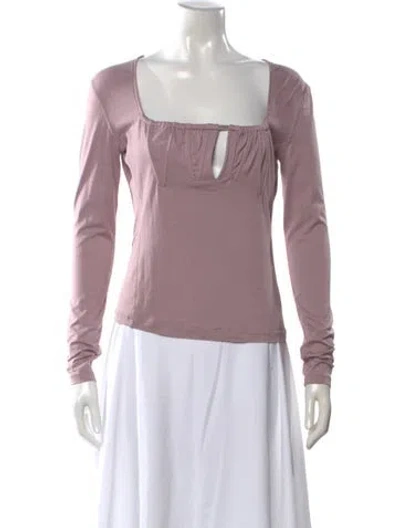 Pre-owned Yves Saint Laurent Rive Gauche Vintage 2000's Top In Purple
