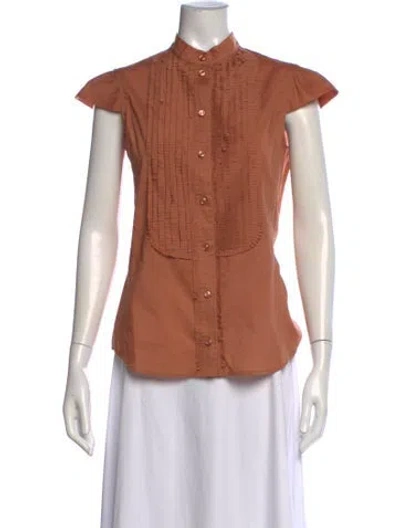 Pre-owned Yves Saint Laurent Rive Gauche Vintage 2006 Blouse In Neutral