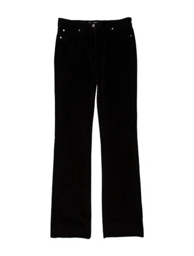 Pre-owned Yves Saint Laurent Rive Gauche Vintage Flared Pants In Black