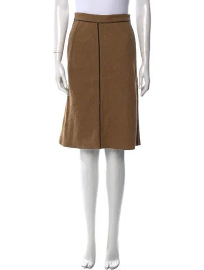 Pre-owned Yves Saint Laurent Rive Gauche Vintage Knee-length Skirt