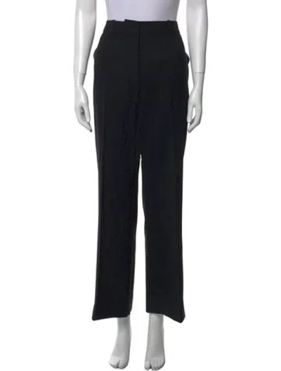 Pre-owned Yves Saint Laurent Rive Gauche Vintage Wide Leg Pants In Black