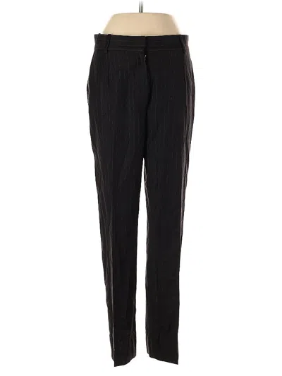 Pre-owned Yves Saint Laurent Rive Gauche Wool Pants In Black