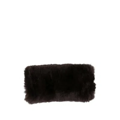 Yves Salomon 23waa100xxkrex Rex Rabbit Fur Winter Hat In Brown