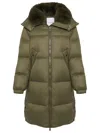 Yves Salomon 7/8 Down Jacket With Fox Fur Collar