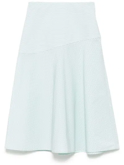 Yves Salomon A-line Skirt In Green