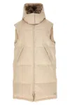 Yves Salomon Long Pile Insert Vest Gilet