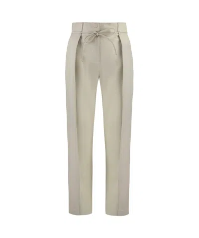 YVES SALOMON LEATHER TROUSERS