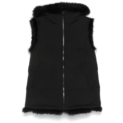 YVES SALOMON BLACK JACKETS