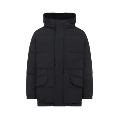 YVES SALOMON YVES SALOMON BLACK LAMB DOWNJACKET