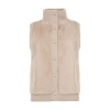 Yves Salomon Buttoned Merino Wool And Mink Jacket In Beige