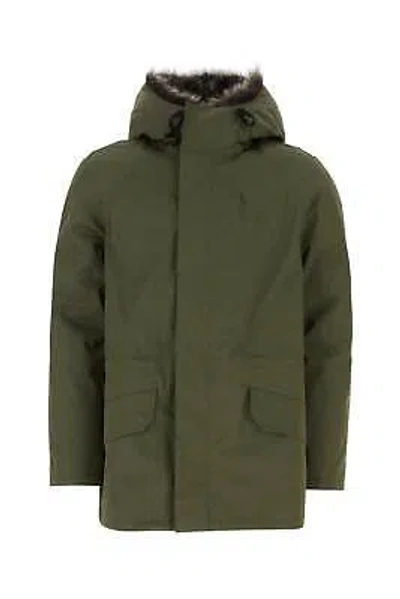 Pre-owned Yves Salomon Cappotto In Huntergrelustmarmo