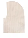 Yves Salomon Ribbed Knit Balaclava