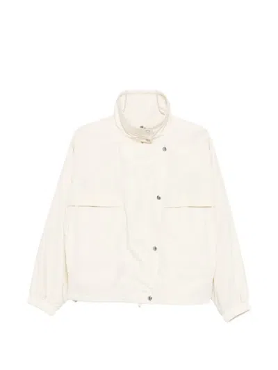 Yves Salomon Chest-pocket Buttoned Jacket In Neutral