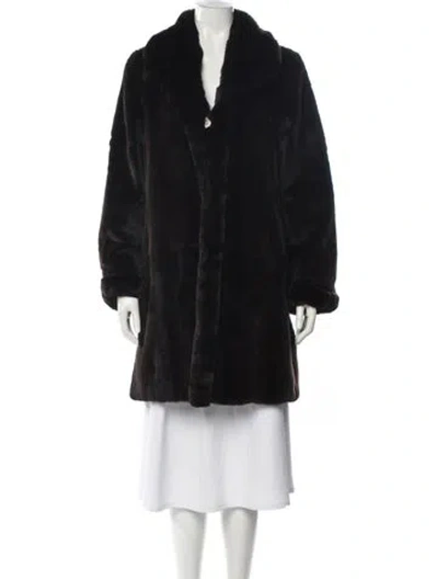Pre-owned Yves Salomon Coat In Multi