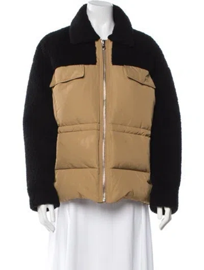 Pre-owned Yves Salomon Coat In Neutral